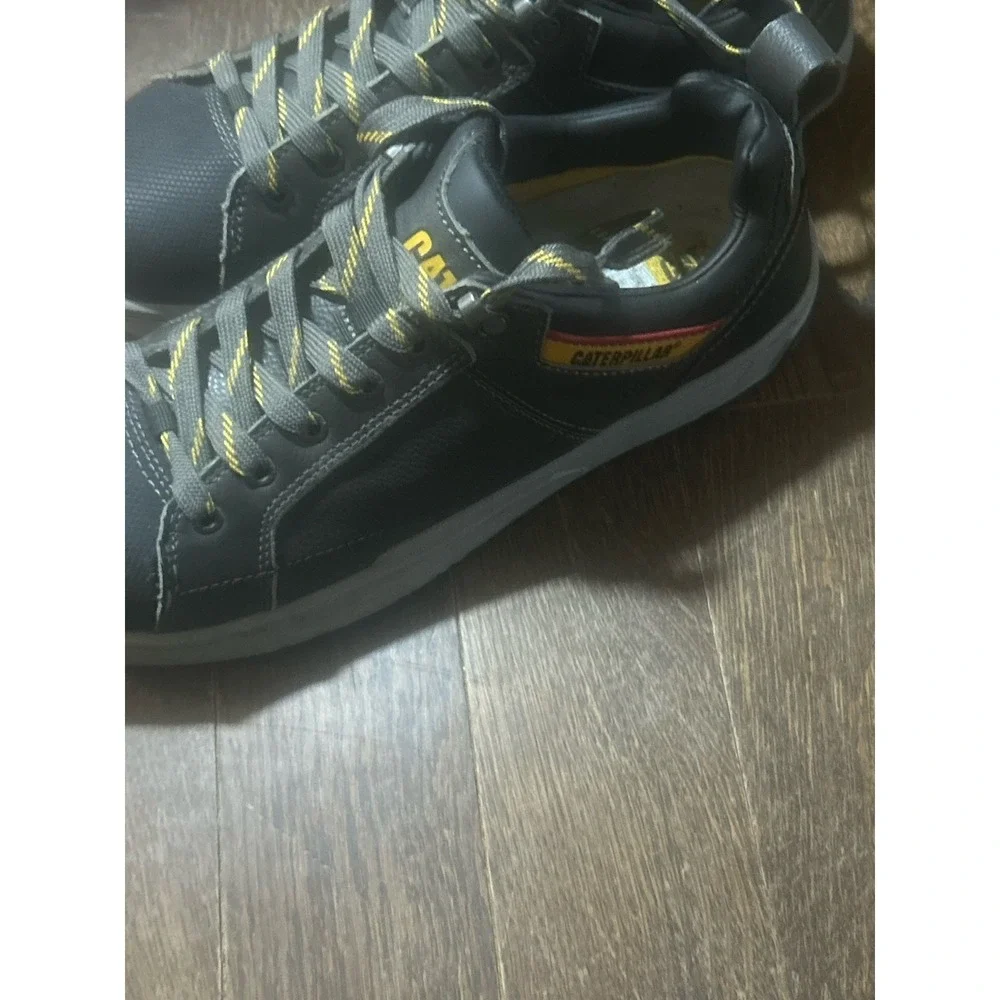 Caterpillar Men Brode Steel Toe Work Shoe Work Shoes Leather-And-Mesh Size 10